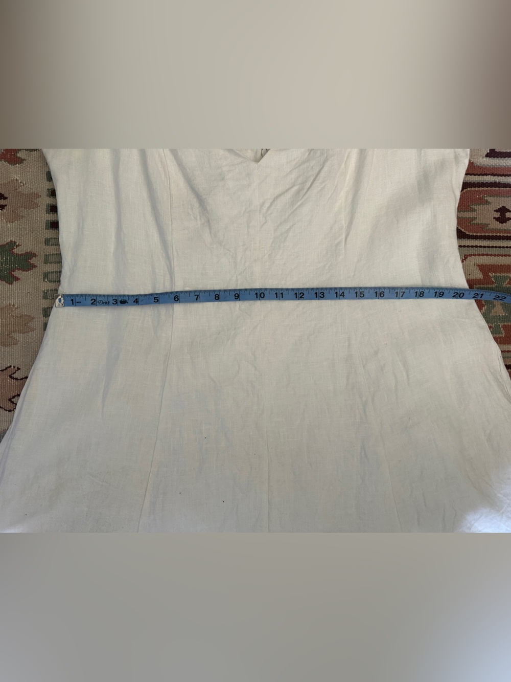 Mara Hoffman 100% Hemp Perdita Dress in White Size 16 - Picture 8 of 8